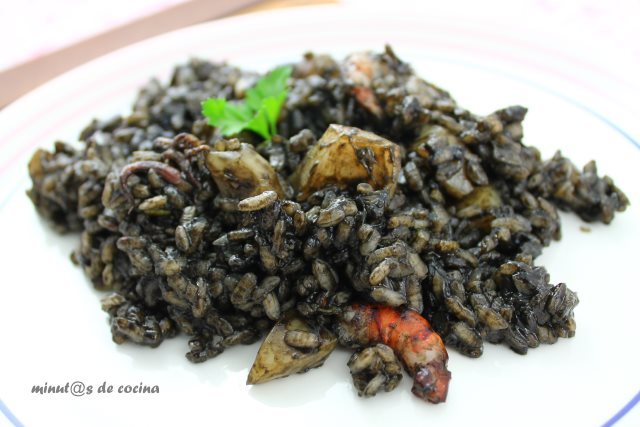 arroz negro con sepia